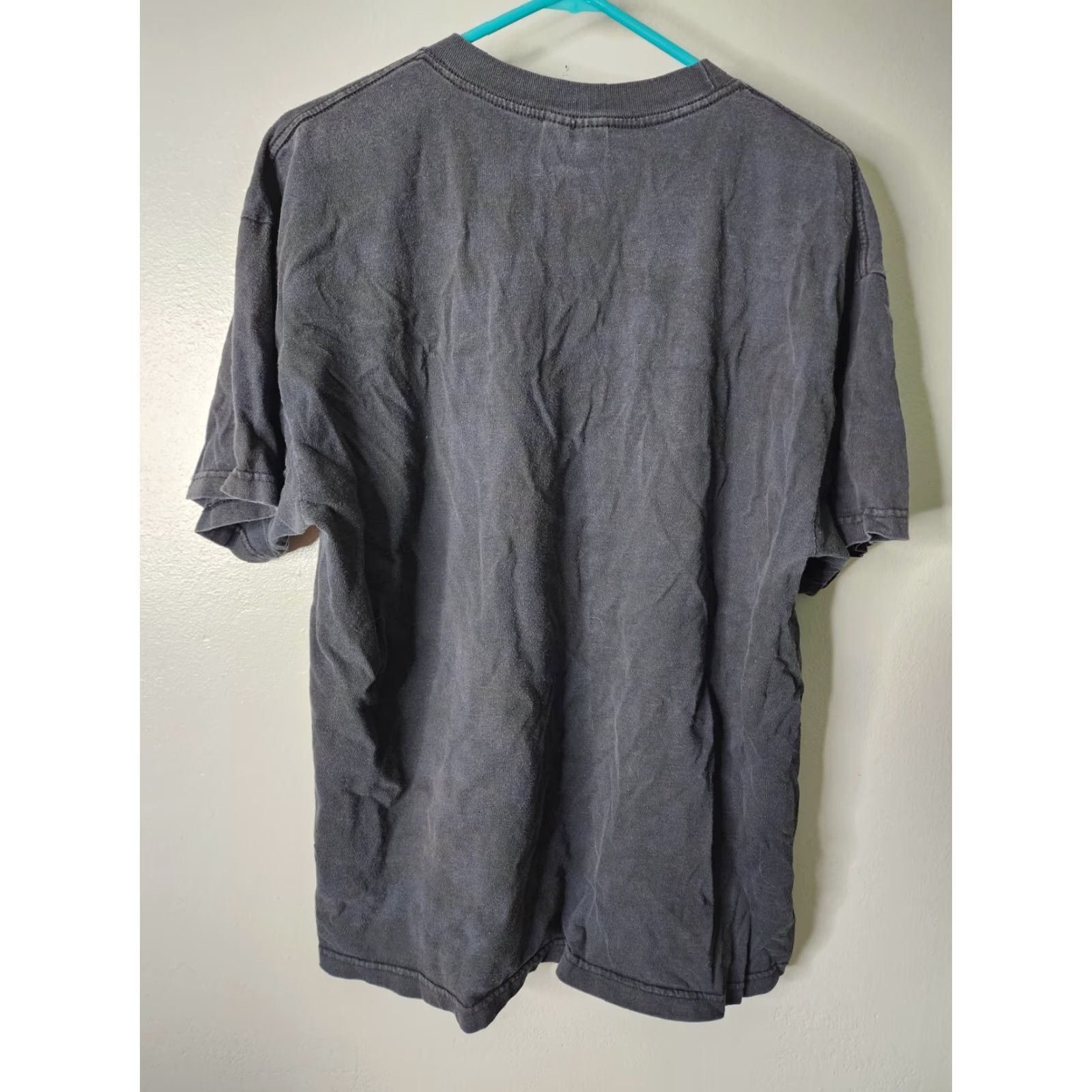 Aeropostale VINTAGE Aeropostale NY Wings T-Shirt Mens XL Black 90s Crew Neck Short Sleeve Cotton Graphic Print Distressed Size US XL / EU 56 / 4 - 2 Thumbnail