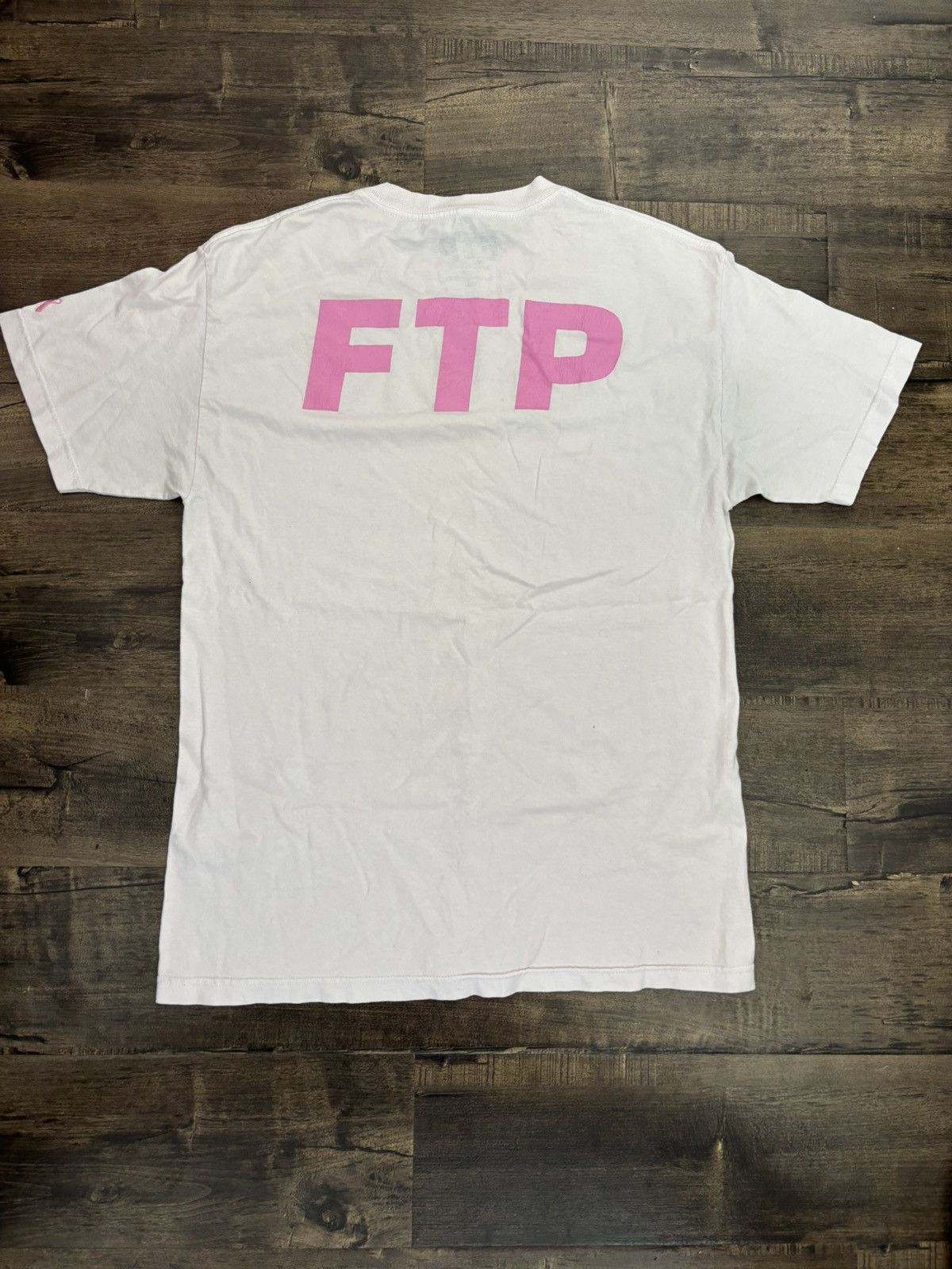 Fuck The Population Pink ftp breast cancer awareness tee Size US L / EU 52-54 / 3 - 5 Thumbnail