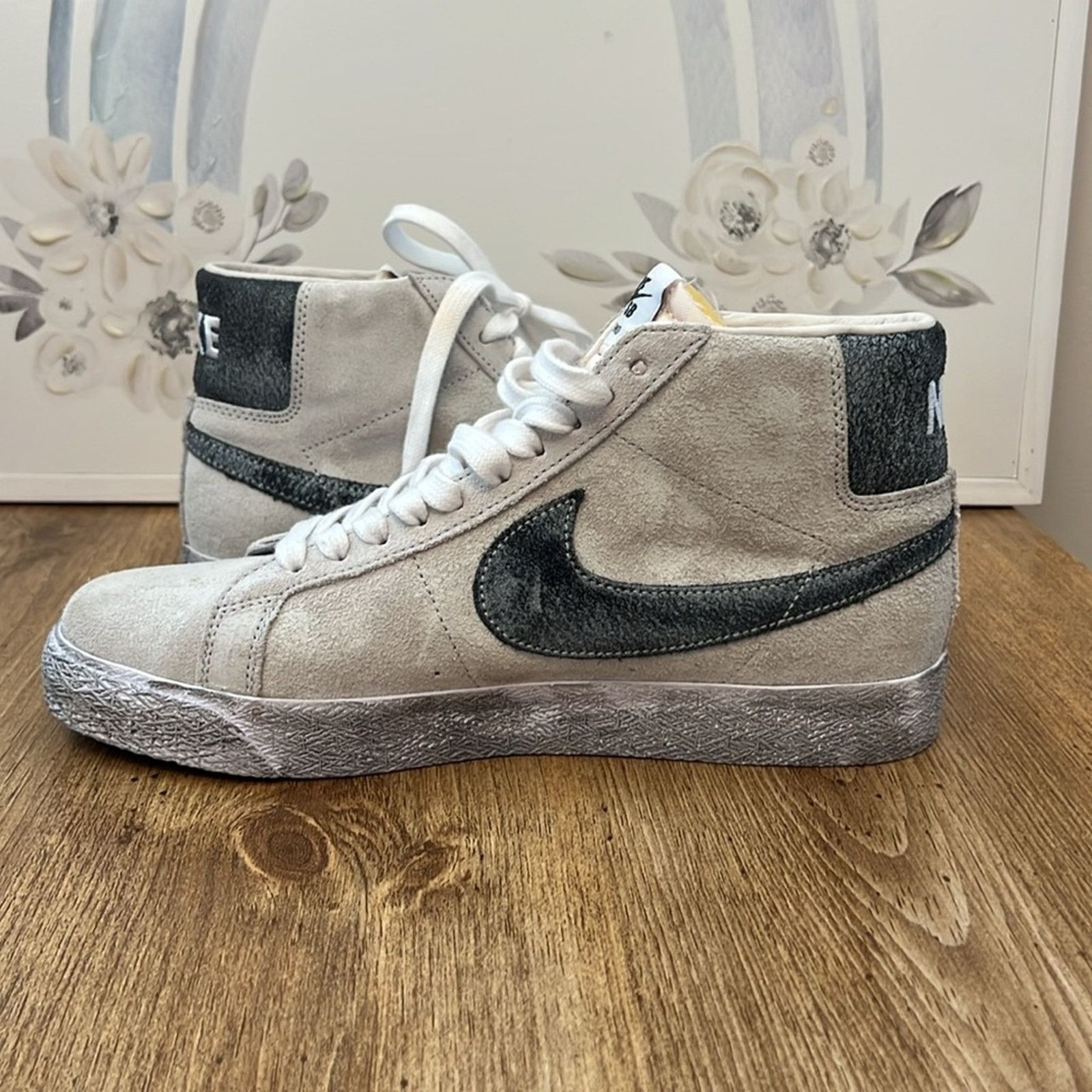 Nike Nike Zoom Blazer Mid Premium SB Faded Pack Grey Fog Black Size US 9.5 / IT 39.5 - 11 Thumbnail