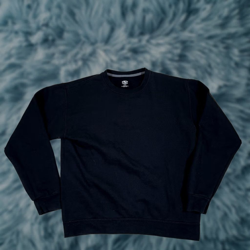 Athletic Works Athletic Works Sweatshirt Mens Pullover Black M Medium Crewneck Sweatshirt Size M Black Mens Pullover Athletic Works Sweatshirt Pullover Crewneck Size US M / EU 48-50 / 2 - 1 Thumbnail
