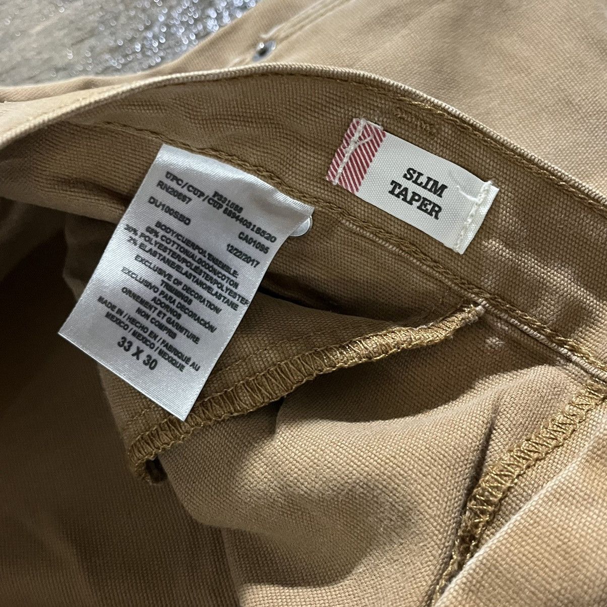 Dickies × Vintage Crazy Dickies Flex Carpenter Pants Carhartt Style Workwear Size US 33 - 10 Thumbnail
