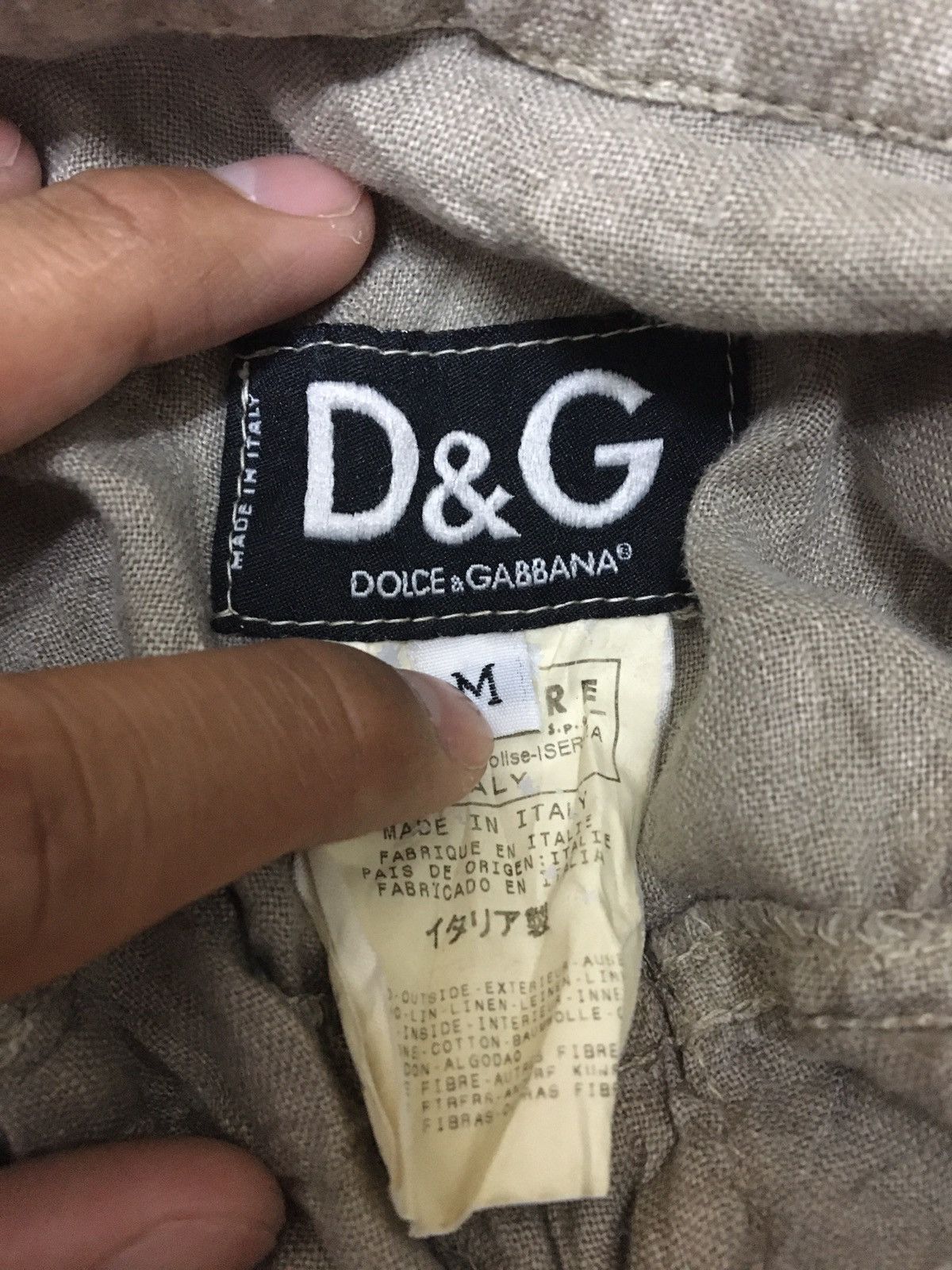 Dolce & Gabbana × Vintage Vintage Dolce & Gabbana Button Shirt MADE IN ITALY Size M / US 6-8 / IT 42-44 - 7 Thumbnail