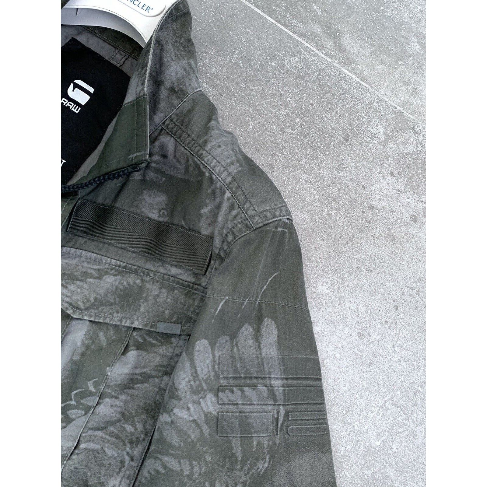 G-Star Men's G-STAR Raw Camo Overshirt Military Coat Jacket S EU 46 Size US S / EU 44-46 / 1 - 17 Thumbnail