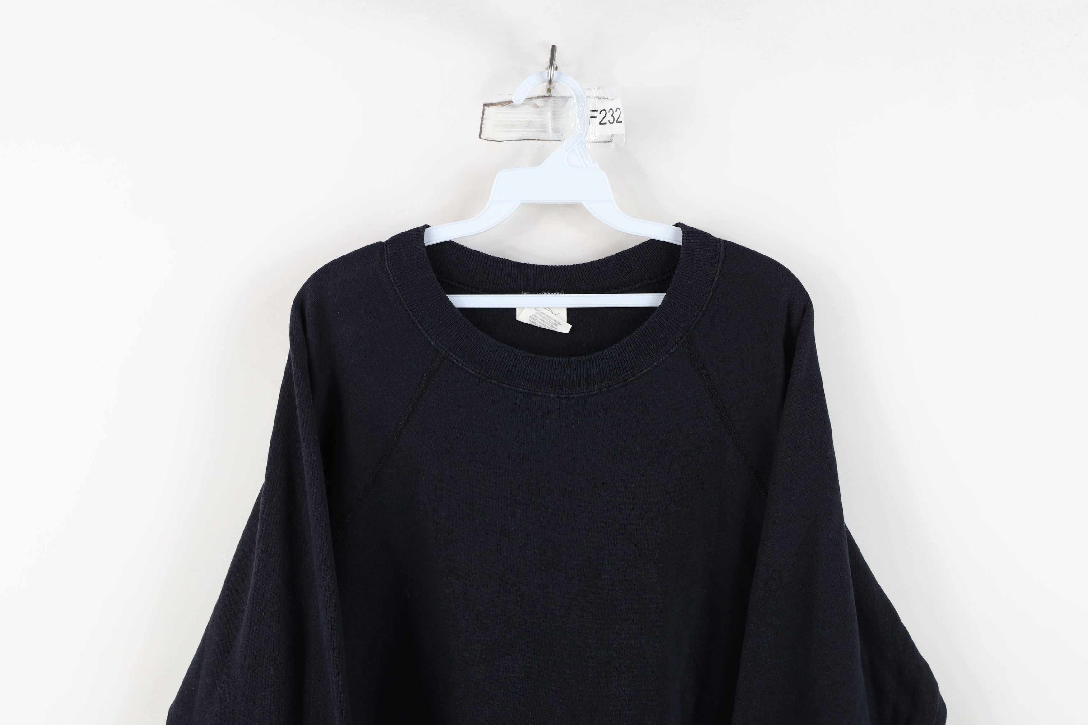 Vintage Vintage 80s 90s Streetwear Crewneck Sweatshirt Black USA Size US XXL / EU 58 / 5 - 2 Thumbnail