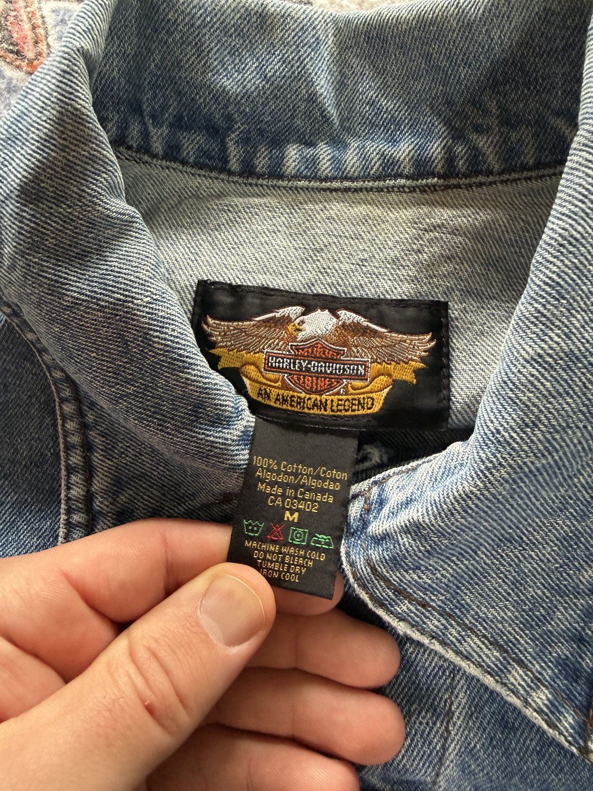 Harley Davidson Harley denim trucker jacket Size US M / EU 48-50 / 2 - 5 Thumbnail
