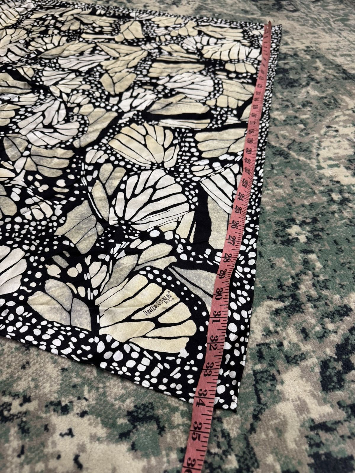 Designer PINEDA COVALIN ABSTRACT PATTERN SILK SCARF Size ONE SIZE - 6 Thumbnail