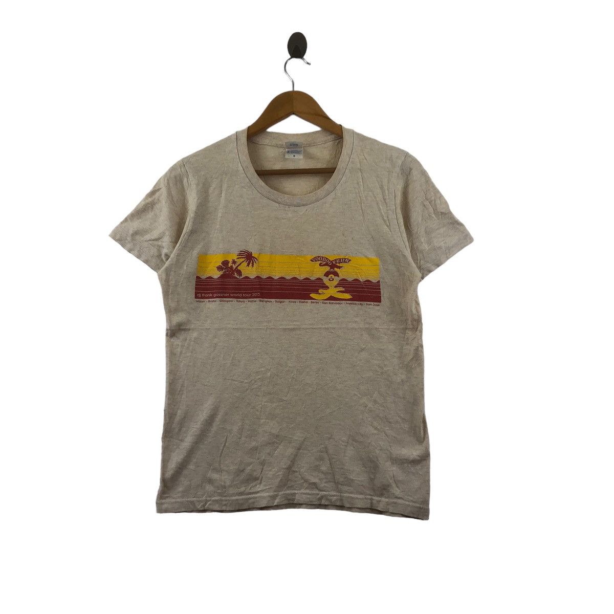 DJ FRANK GOSSNER 2015 World Tour Voodoo Funk Tee Shirt