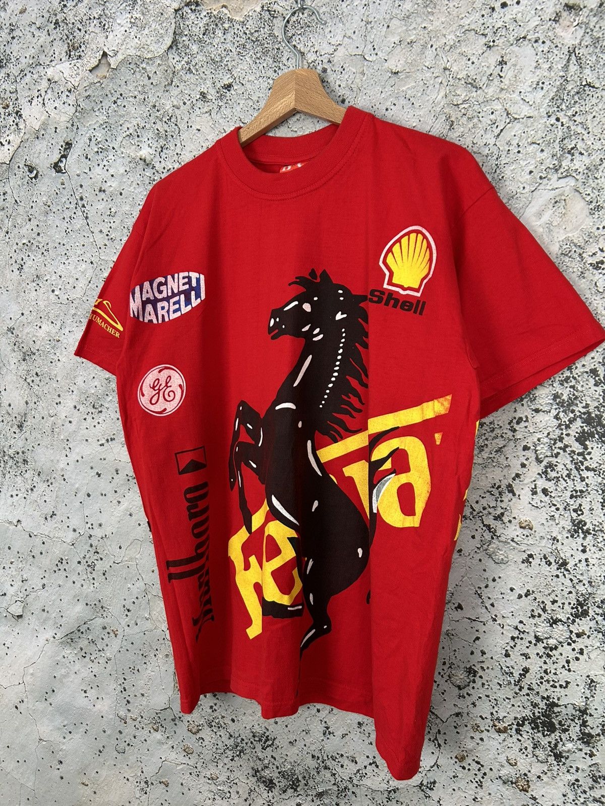 Ferrari Vintage Ferrari F1 Racing Graphic Tee 90s Schumacher Rare Size US L / EU 52-54 / 3 - 2 Thumbnail