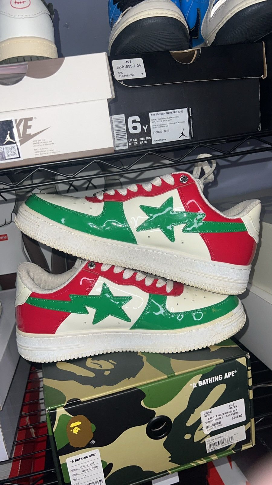 Bape Bapesta Italy Size US 11 / EU 44 - 7 Thumbnail