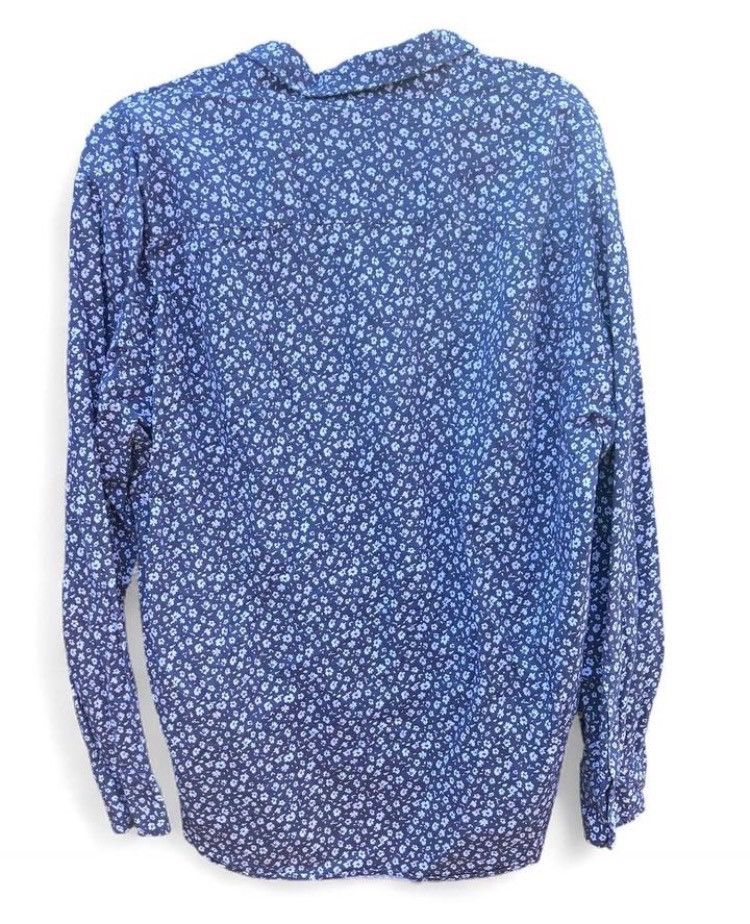 Rye Decker Blue Rye Navy Floral Print Shirt Size US XL / EU 56 / 4 - 2 Thumbnail
