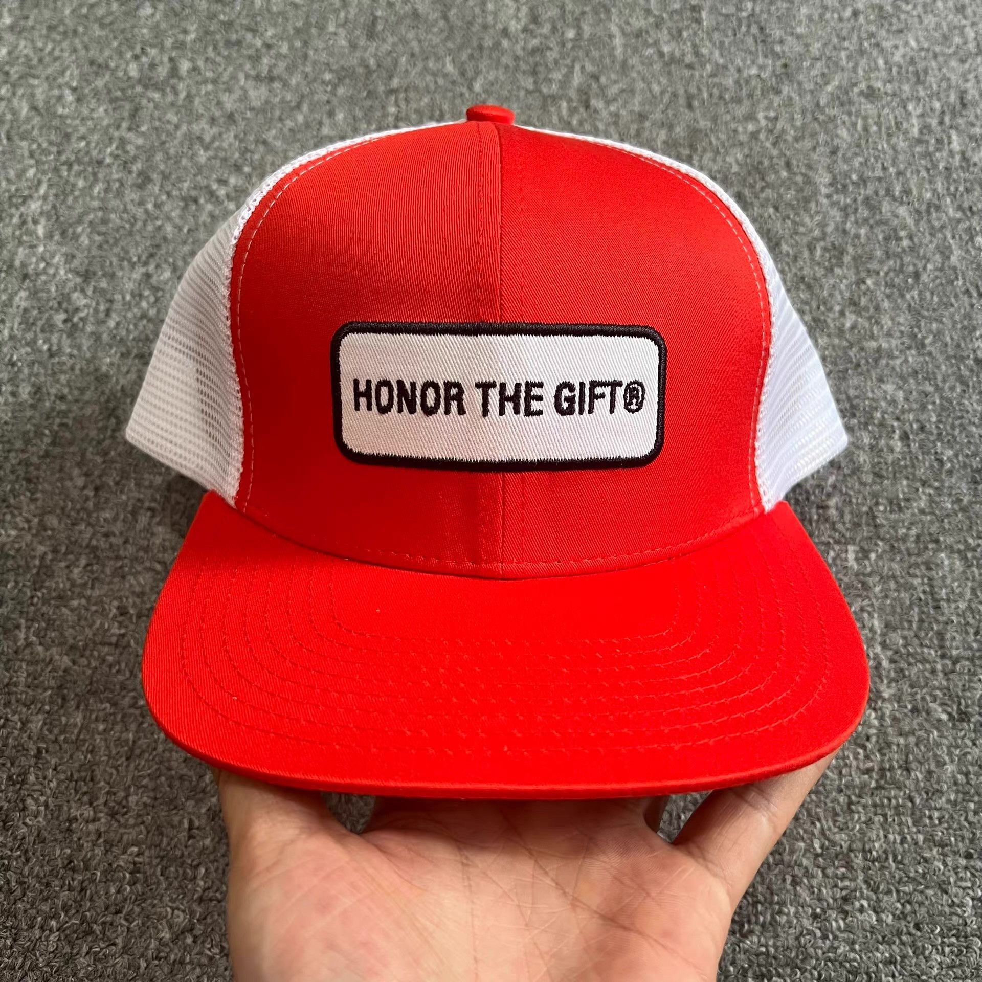 Honor the Gift Honor the Gift Embroidered Mesh Trucker Baseball Cap Q7 Size ONE SIZE - 1 Thumbnail