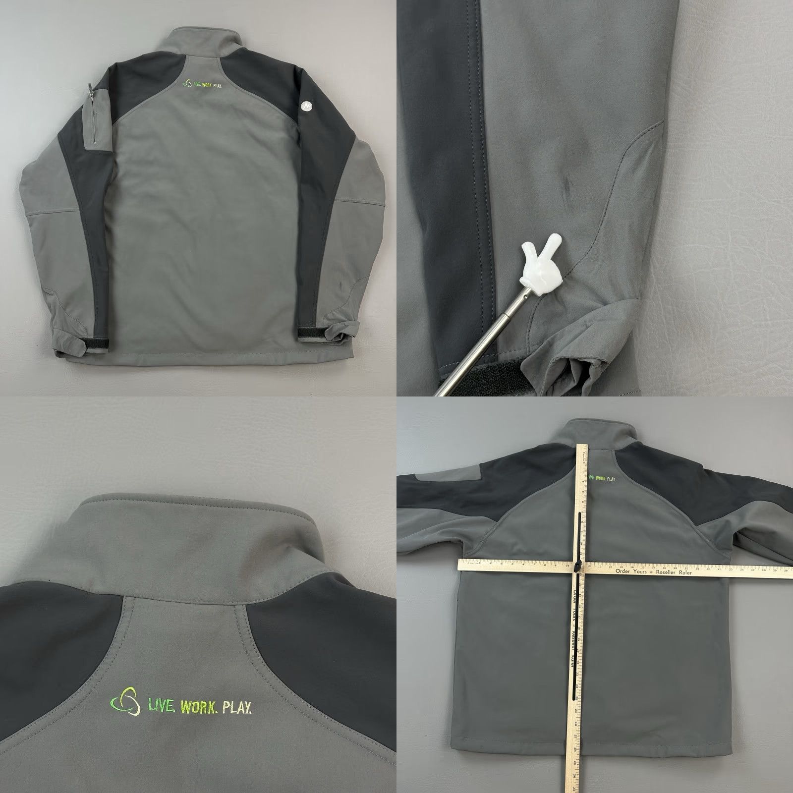 Marmot Marmot Gravity Jacket Mens XL Gray Colorblock Soft Shell Embroidered Logo Casual Size US XL / EU 56 / 4 - 9 Thumbnail