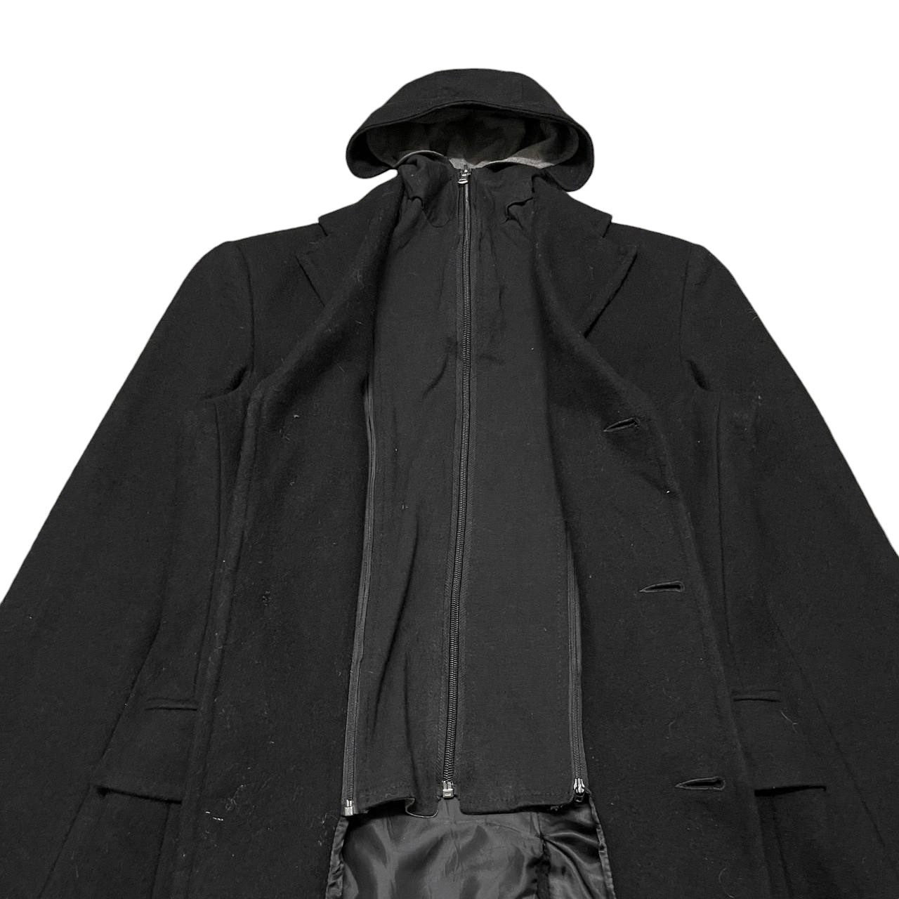 HAMAKI-HO Vintage Hamaki-Ho Wool Hooded Jacket Size US S / EU 44-46 / 1 - 6 Thumbnail