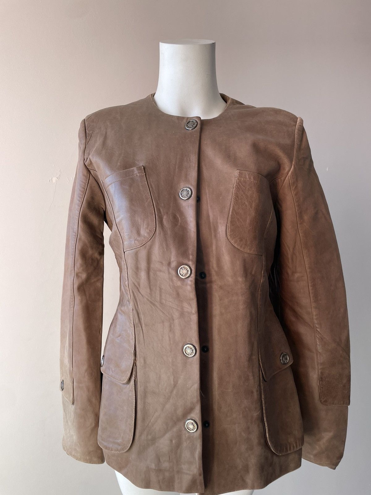 Vintage Vintage leather jacket Size L / US 10 / IT 46 - 10 Thumbnail