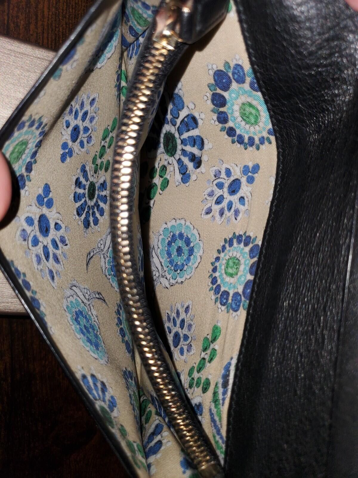 Bvlgari Bvgari Vintage Black Leather Long Wallet Bifold Card Holder Size ONE SIZE - 12 Thumbnail
