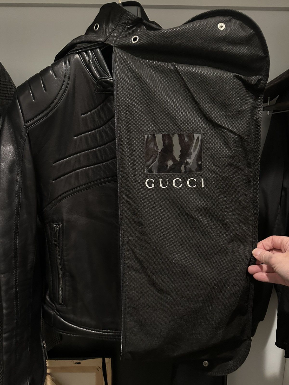 GUCCI F/W 2003 Tom Ford Collection Designer Leather Fur