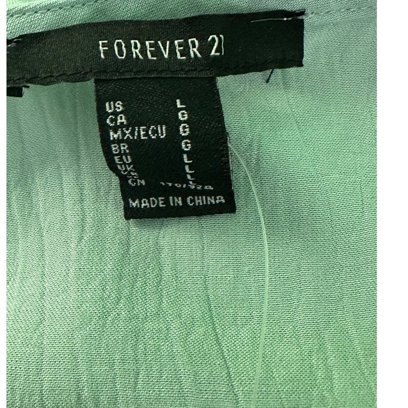Forever 21 Forever 21 misty blue side ties woven dress size large Size L / US 10 / IT 46 - 3 Thumbnail