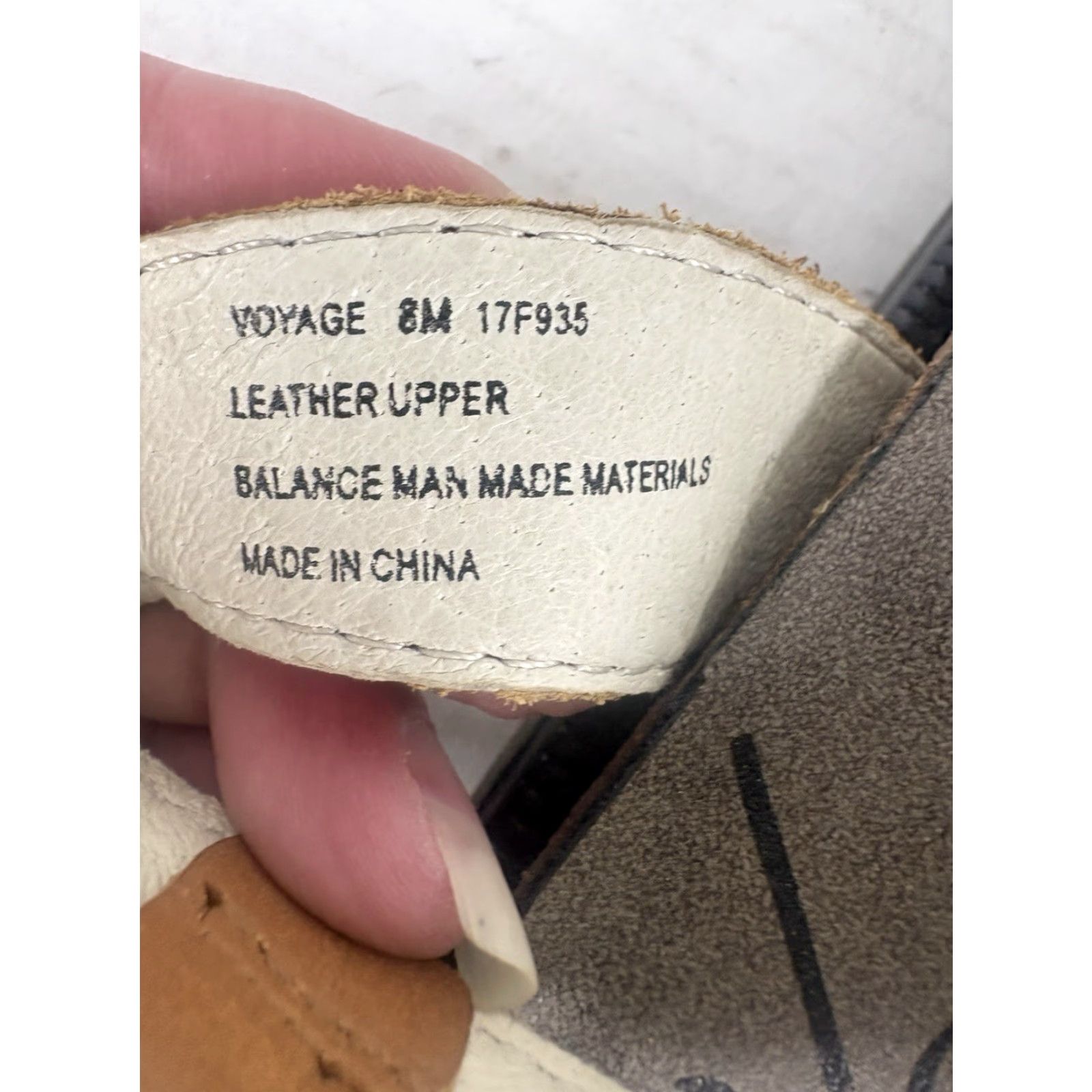 Vintage OTBT Voyage Womens Leather Flat Sandals 8M Light Gray Brown Ankle Strap Buckle Size US 8 / IT 38 - 5 Thumbnail