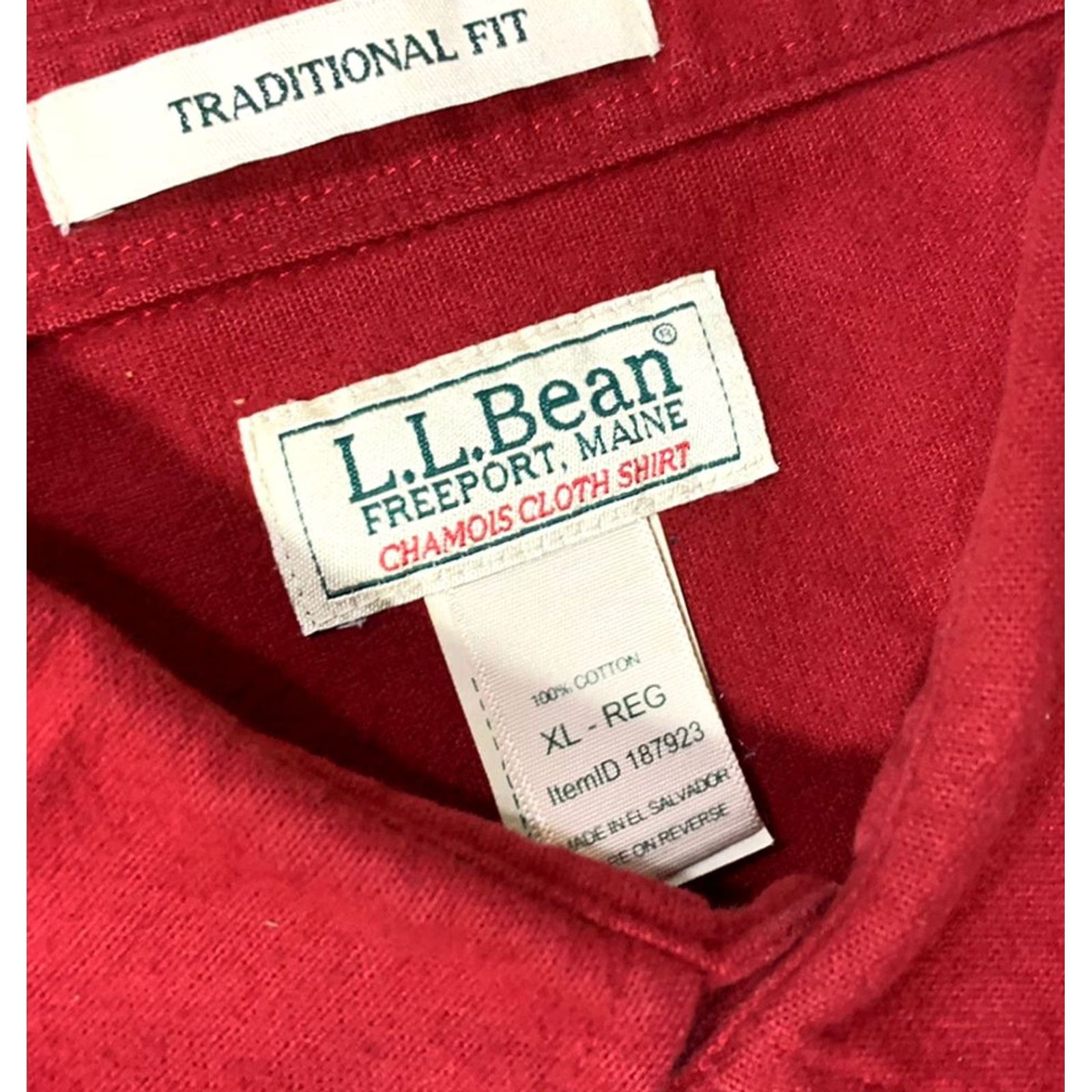 Vintage L.L. Bean Mens Chamois Shirt Extra Large XL Mustang GT Size US XL / EU 56 / 4 - 3 Thumbnail