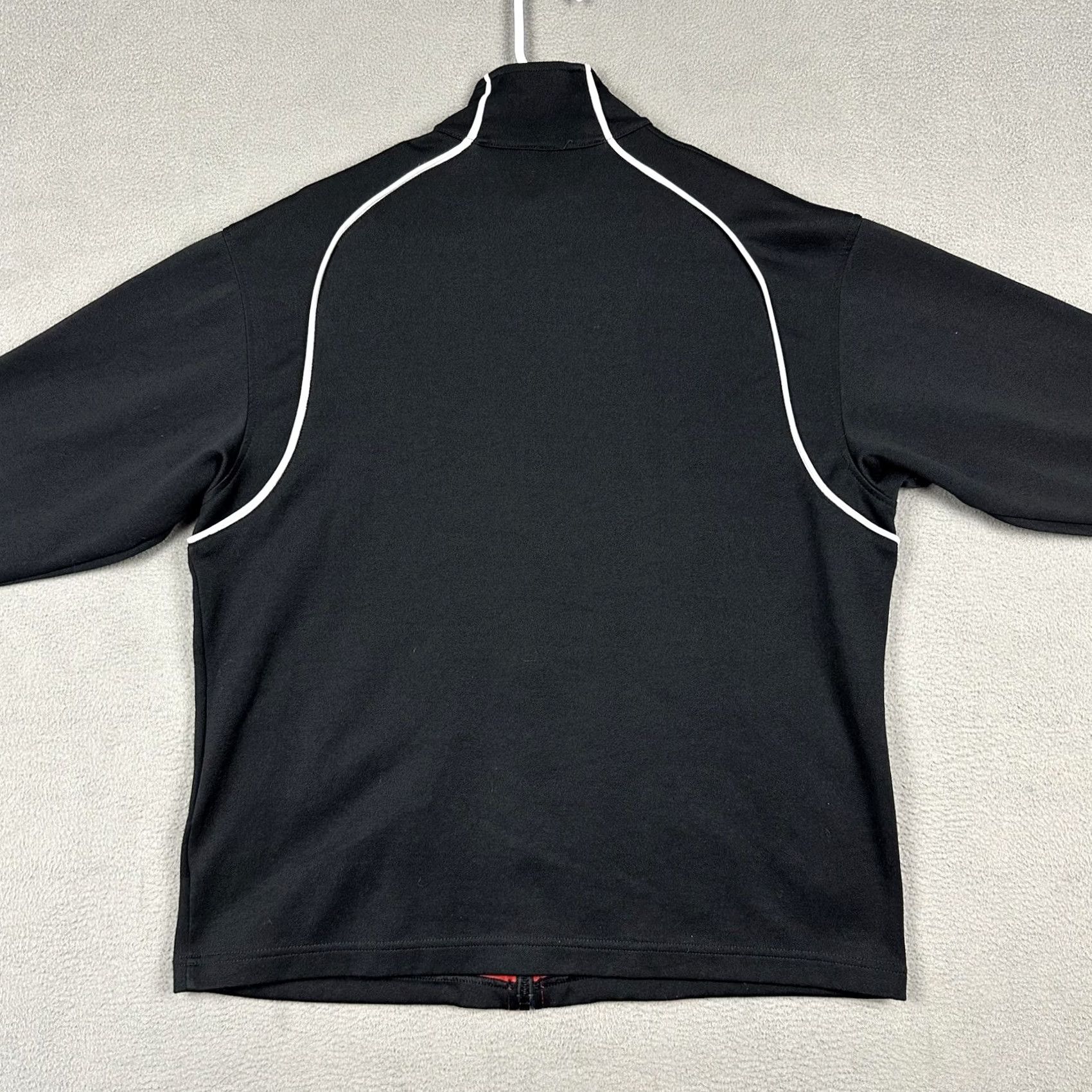 Nike VINTAGE Nike Jacket Mens Small Black Red Full Zip Basketball Track S 90s Hip Hop Sports Men Size US S / EU 44-46 / 1 - 2 Thumbnail
