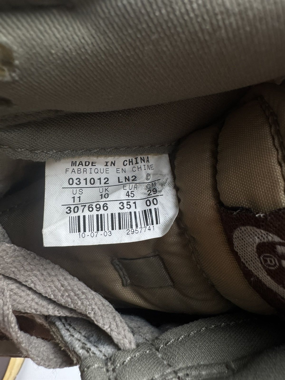 Nike 2003 Nike Dunk Low Premium Classic Olive Chino Size US 11 / EU 44 - 6 Thumbnail