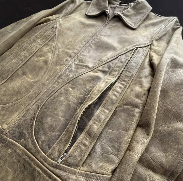 Maison Margiela SS2010 Maison Margiela Buffalo Leather Jacket Size US S / EU 44-46 / 1 - 6 Thumbnail