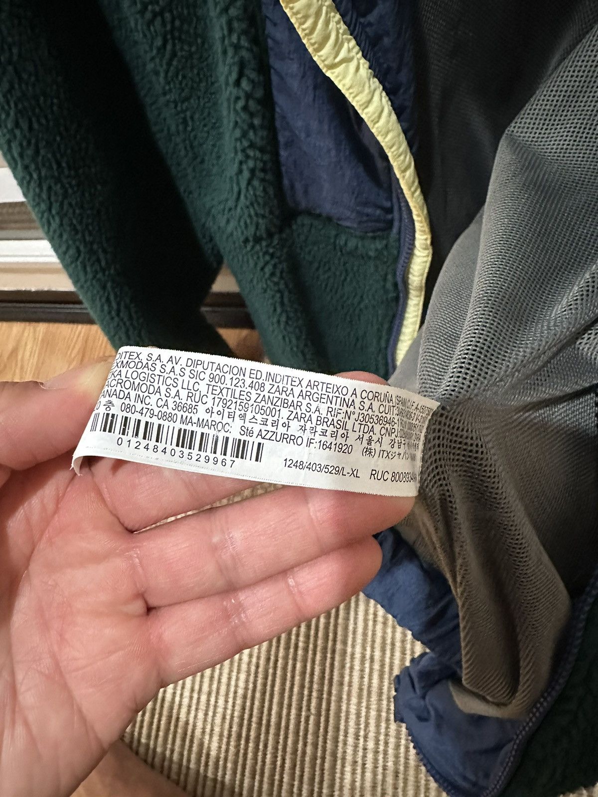 Rhude × Zara Zara Rhude Zip Up Sherpa Jacket Size US L / EU 52-54 / 3 - 4 Thumbnail