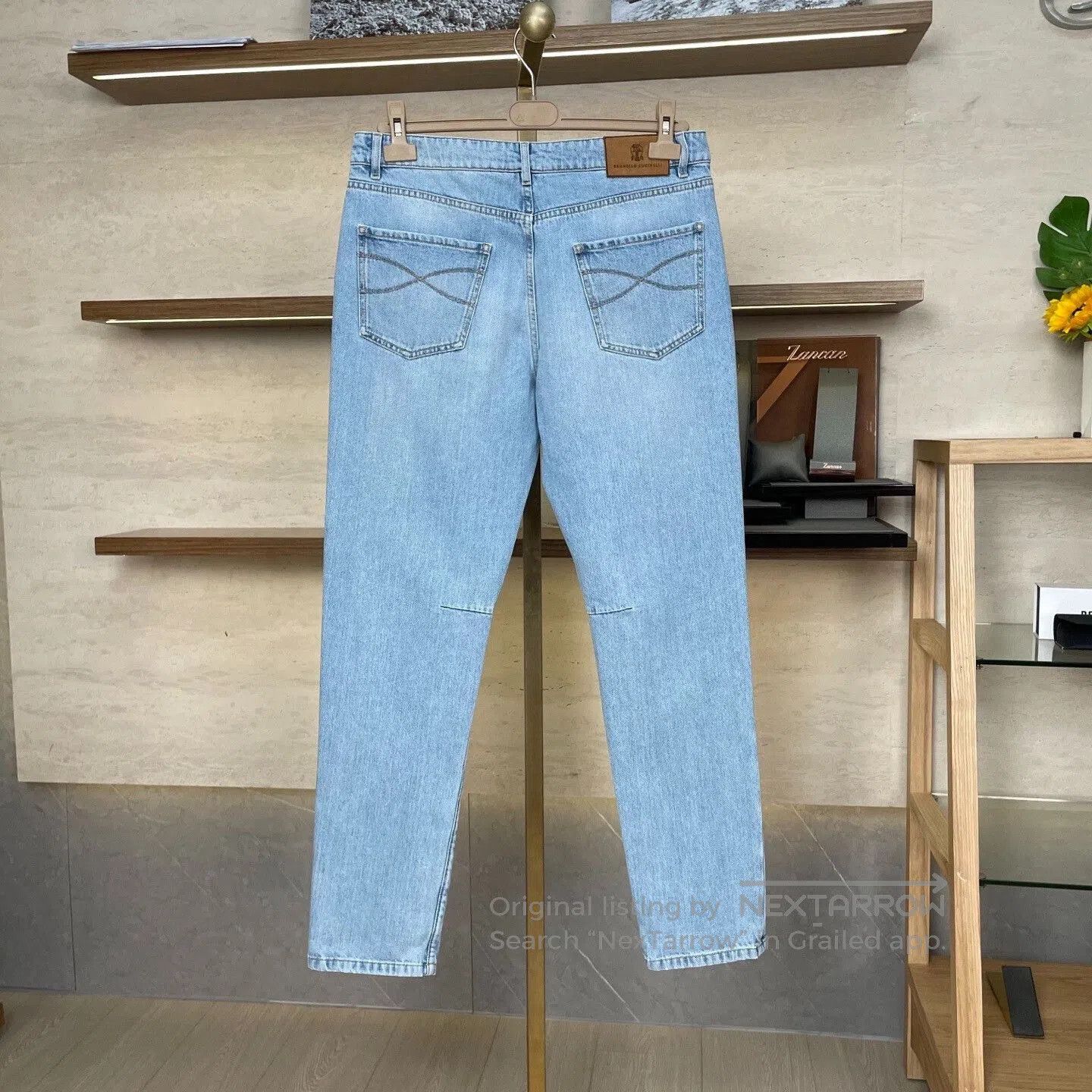 Brunello Cucinelli Brunello Cucinelli Light Blue Jeans. Size US 30 / EU 46 - 2 Thumbnail
