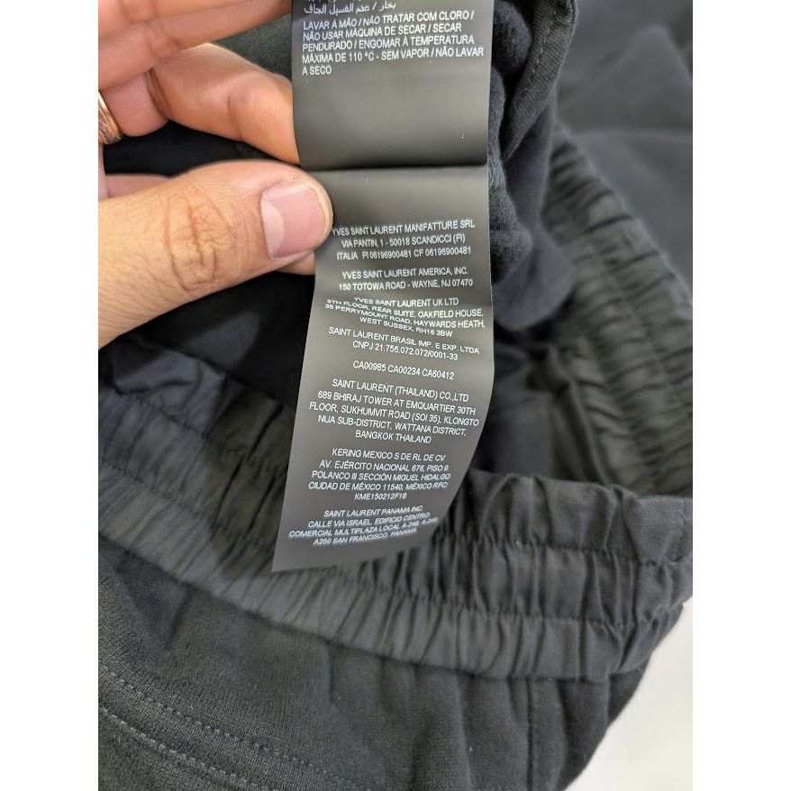 Saint Laurent Paris o1rshd1 Jogging Sweatpants in Black Size US 36 / EU 52 - 18 Thumbnail
