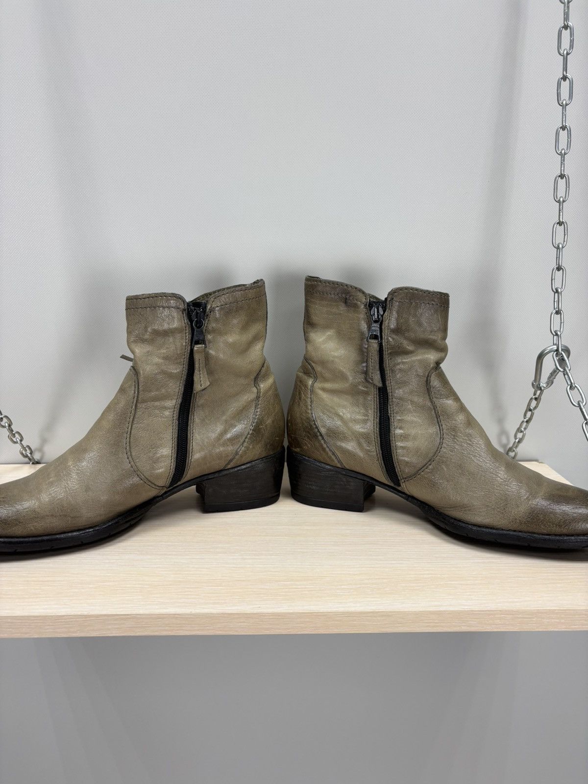 A.S.98 Womens leather boots MJUS Size 40 Color Brown Size US 10 / IT 40 - 7 Thumbnail
