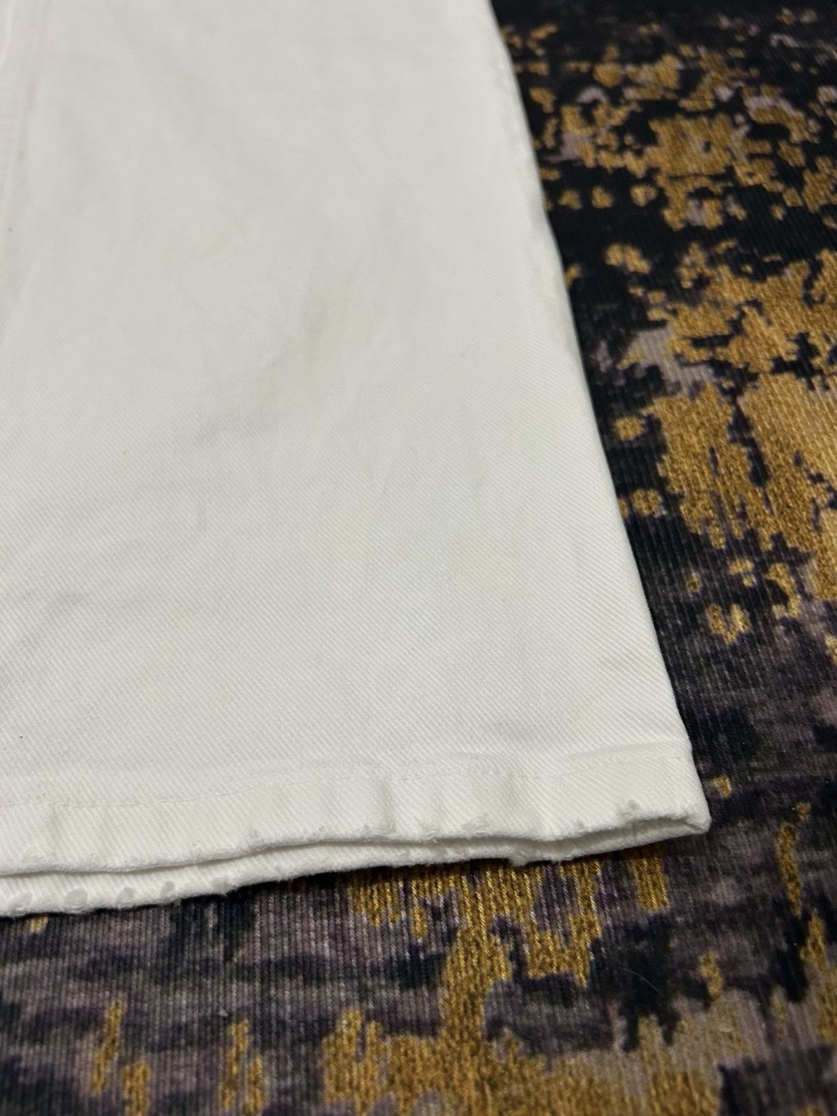 Helmut Lang Helmut Lang White Vintage Broken Denim Size US 32 / EU 48 - 6 Thumbnail