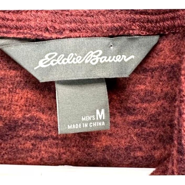 Eddie Bauer Eddie Bauer Pullover Shirt Mens Medium Maroon 1/4 Zip Logo Activewear Brethable Mock Neck Casual 100% Polyester Regular Fit Long Sleeve Size US M / EU 48-50 / 2 - 5 Thumbnail