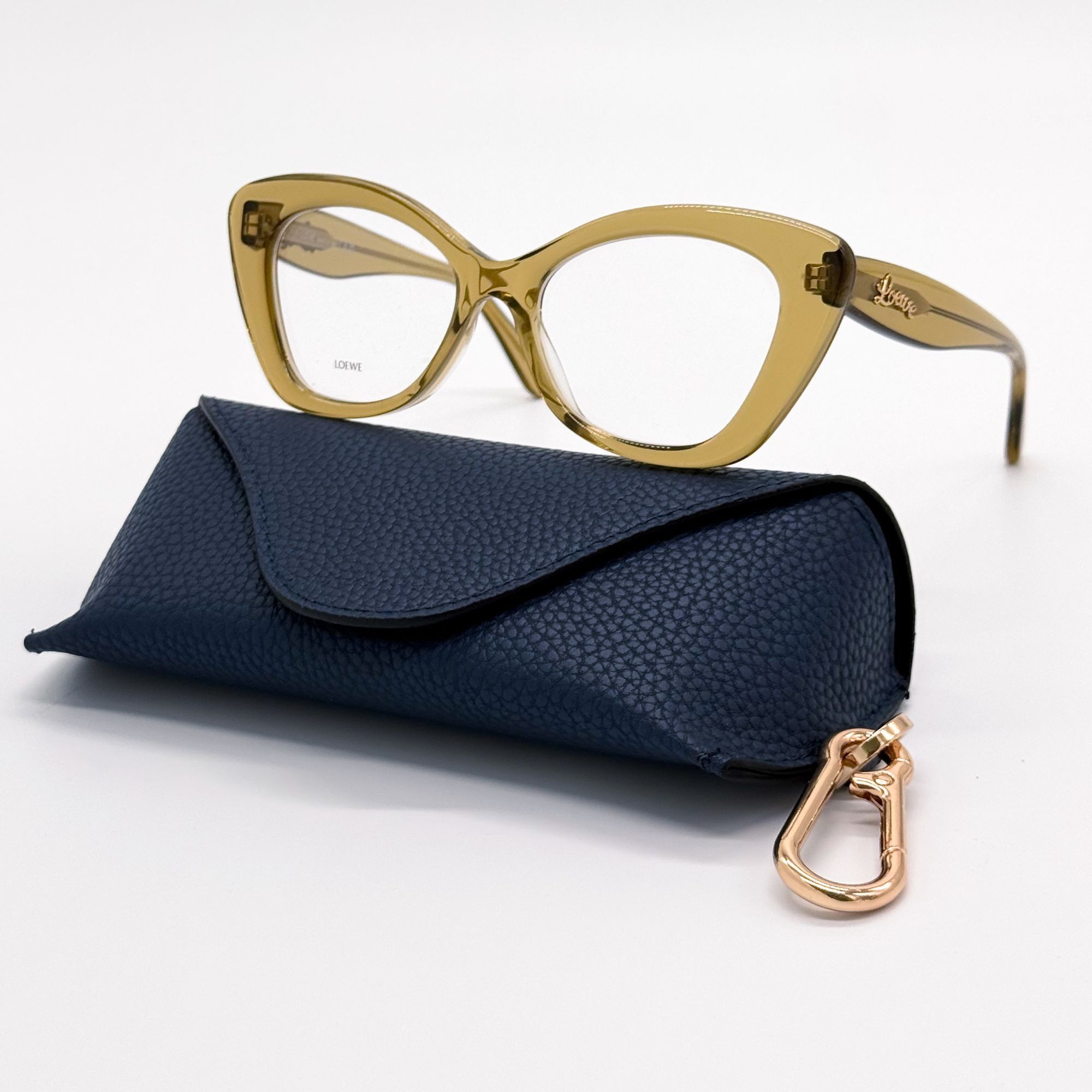 Loewe NEW LOEWE EYEGLASSES LW50067I 096 GLOSSY GREEN WOMEN EYEWEAR Size ONE SIZE - 1 Thumbnail