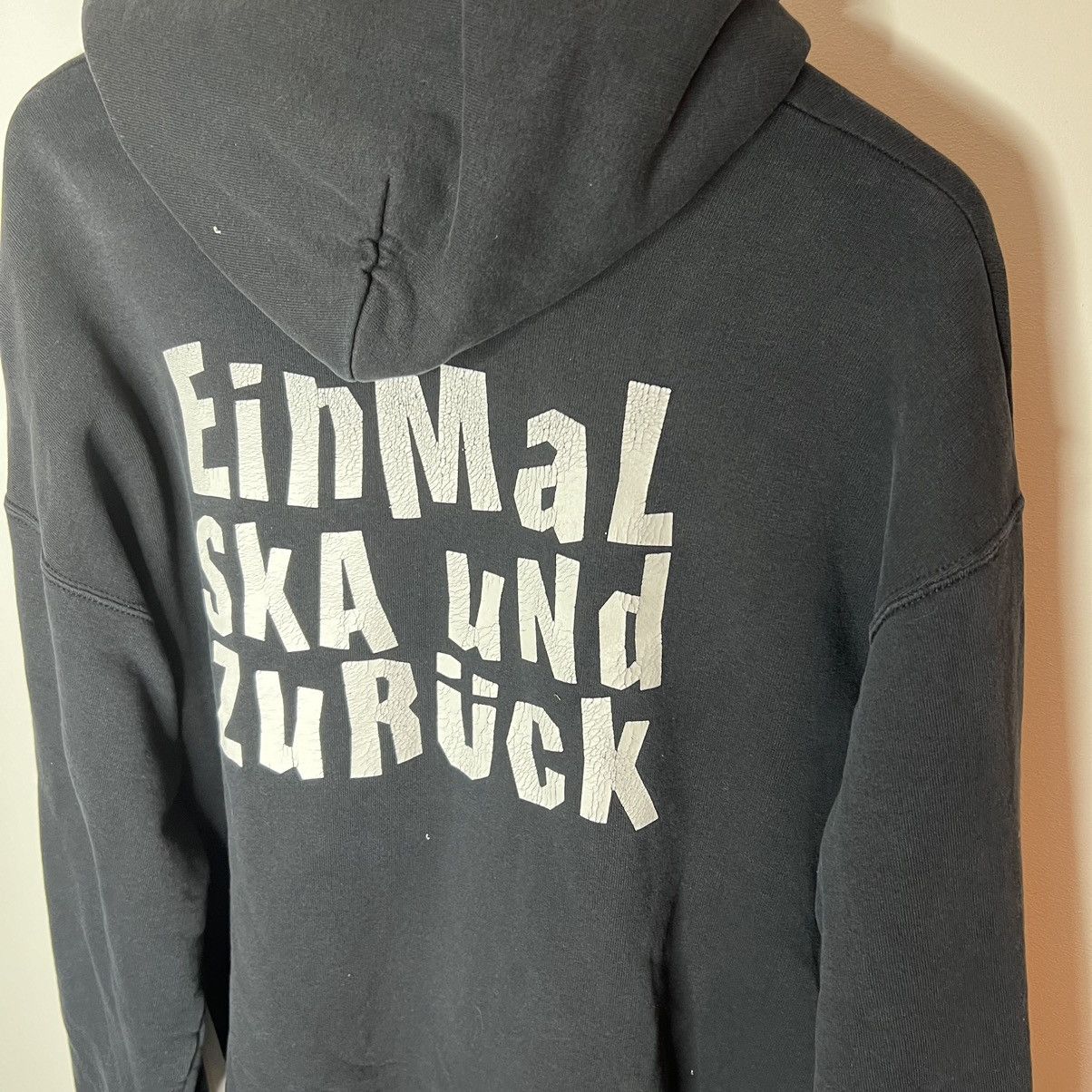 Japanese Brand × Vintage Vintage Style Baggy Japanese Printed Zip Hoodie Size US L / EU 52-54 / 3 - 4 Thumbnail