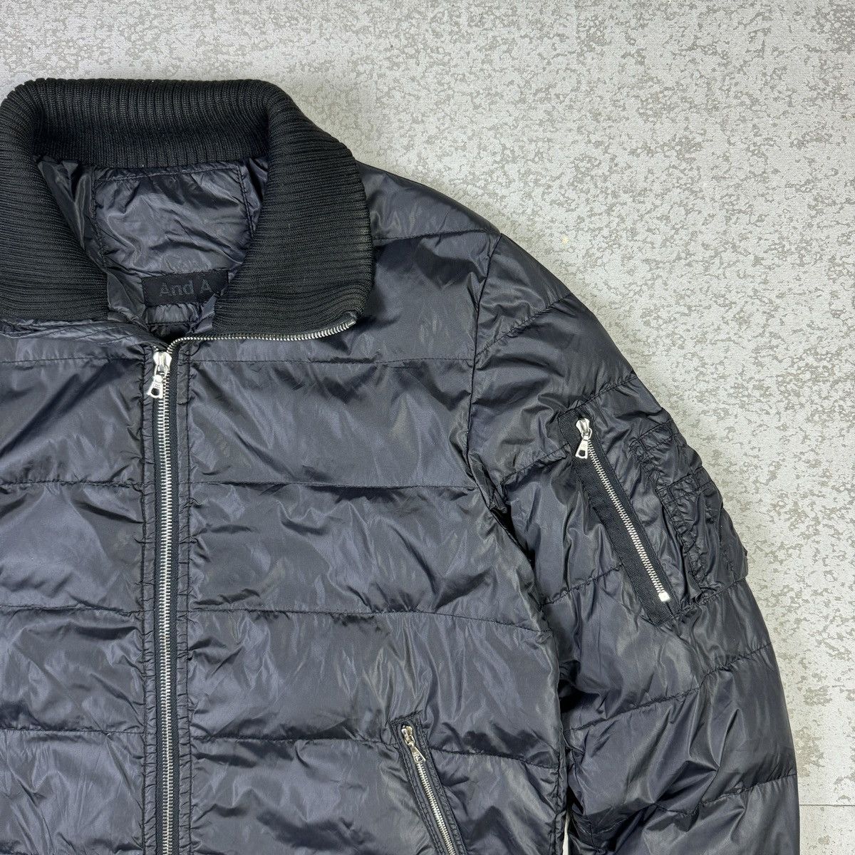 Japanese Brand And A Bomber Puffer Down Jacket Size US XS / EU 42 / 0 - 2 Thumbnail
