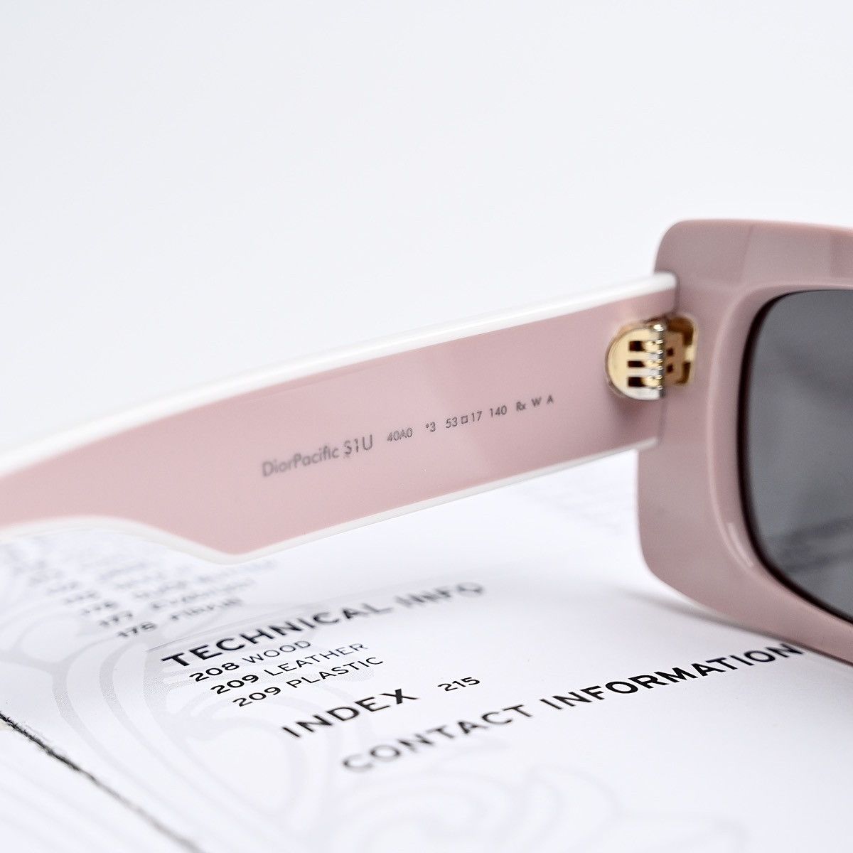 Dior DIOR DIORPACIFIC S1U SUNGLASSES Size ONE SIZE - 6 Thumbnail