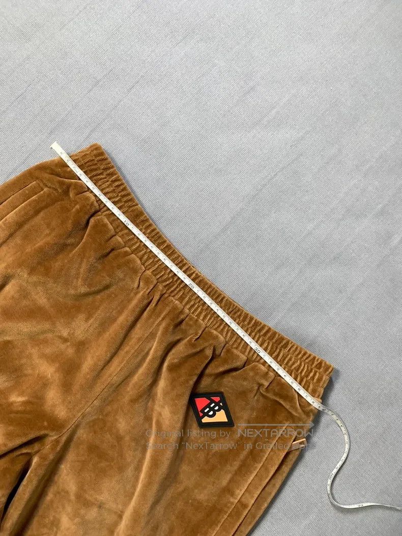 Burberry Burberry size S Logo Velvet Patchwork Casual Pants Size US 27 - 5 Thumbnail