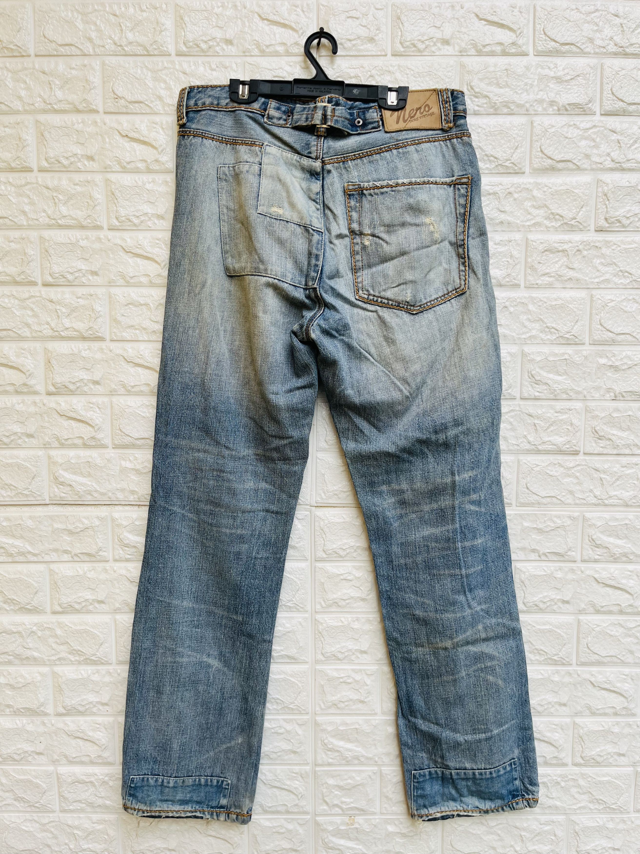 Japanese Brand × Vintage Vintage Nero Distressed Japanese Designer Fashion Style Size US 30 / EU 46 - 2 Thumbnail