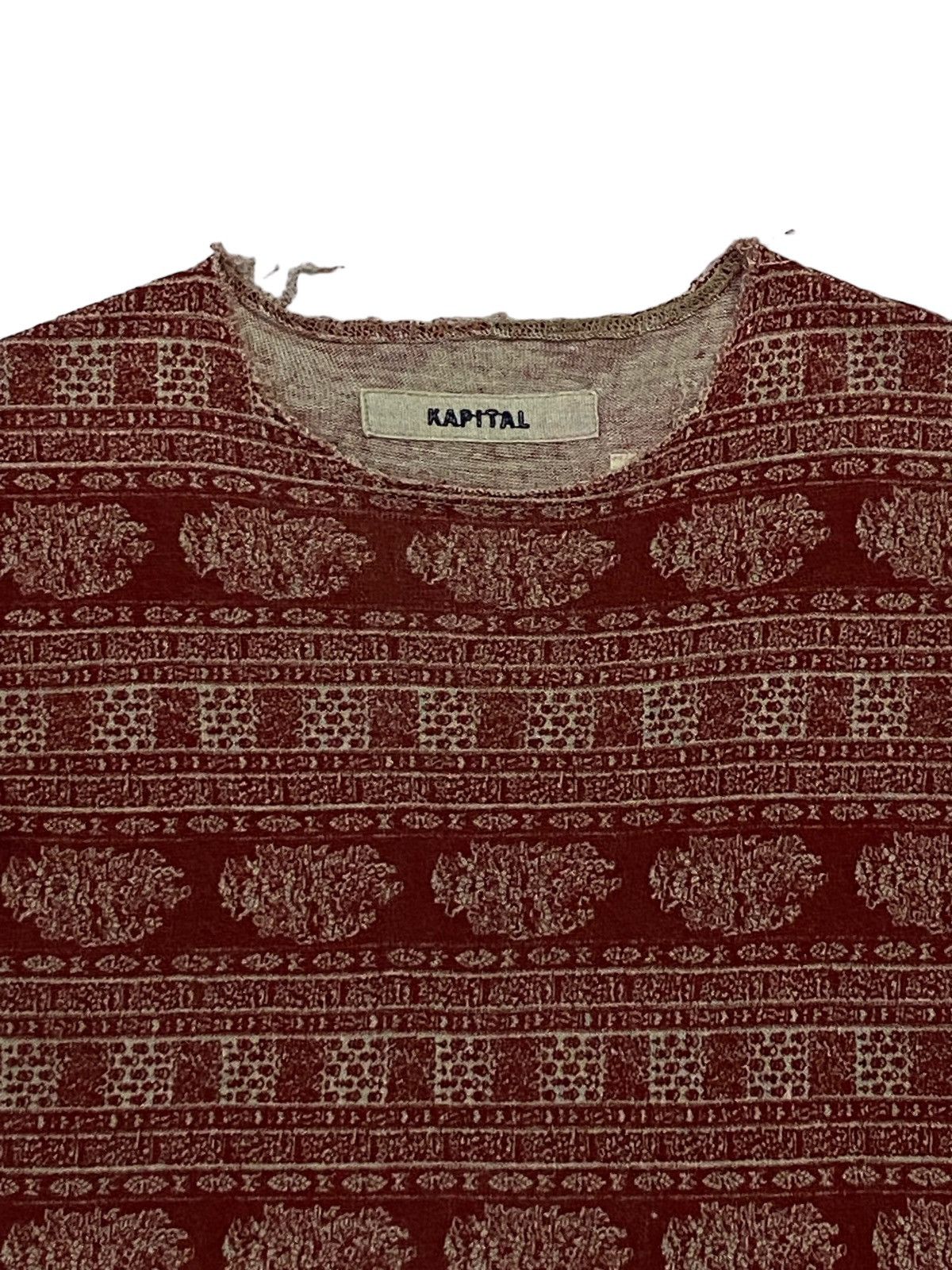 Kapital Kapital Kiro Hirata Linen T-Shirt Size US XS / EU 42 / 0 - 12 Thumbnail