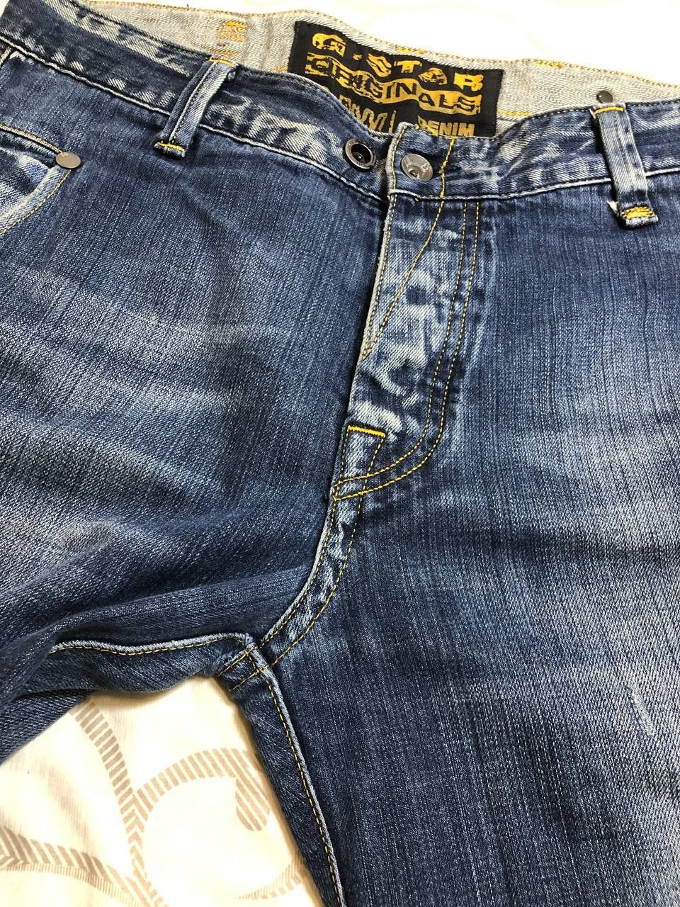 G-Star G-Star Raw Denim Jeans Straight Distressed Size US 34 / EU 50 - 11 Thumbnail