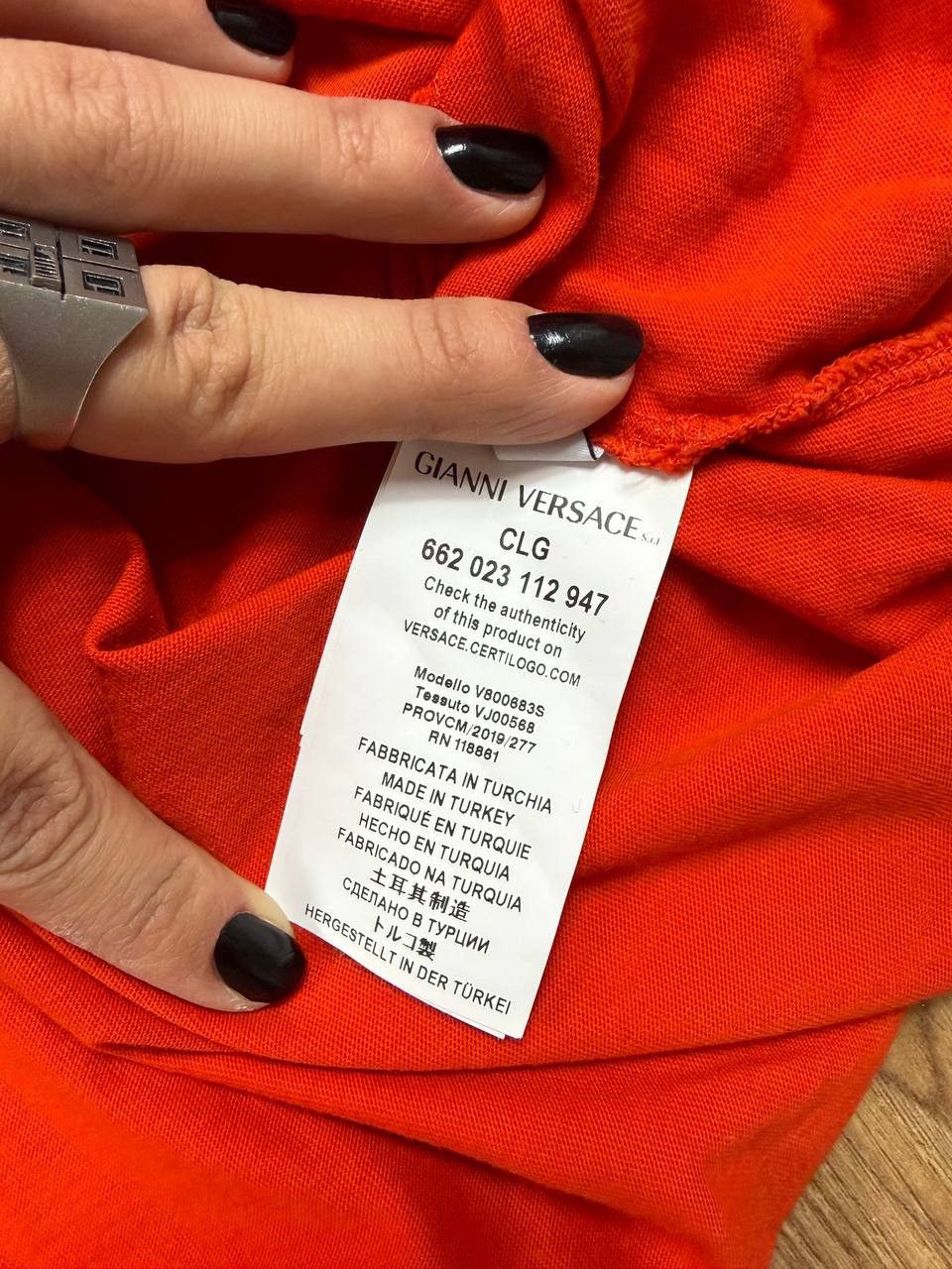 Versace VERSACE COLLECTION RARE LUXURY TEE DIAMOND Size US XL / EU 56 / 4 - 4 Thumbnail