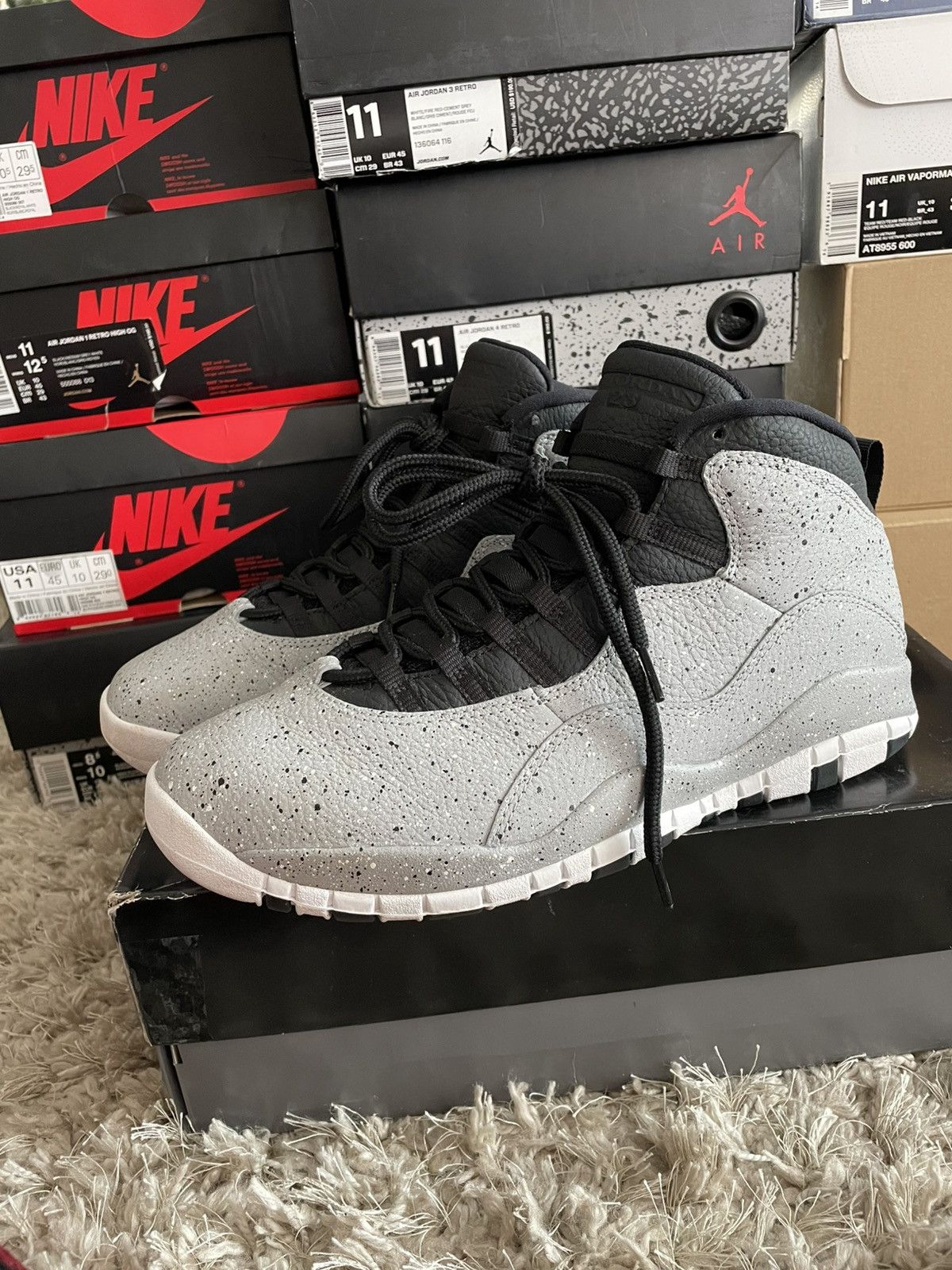 Jordan 10 Light Smoke Grey