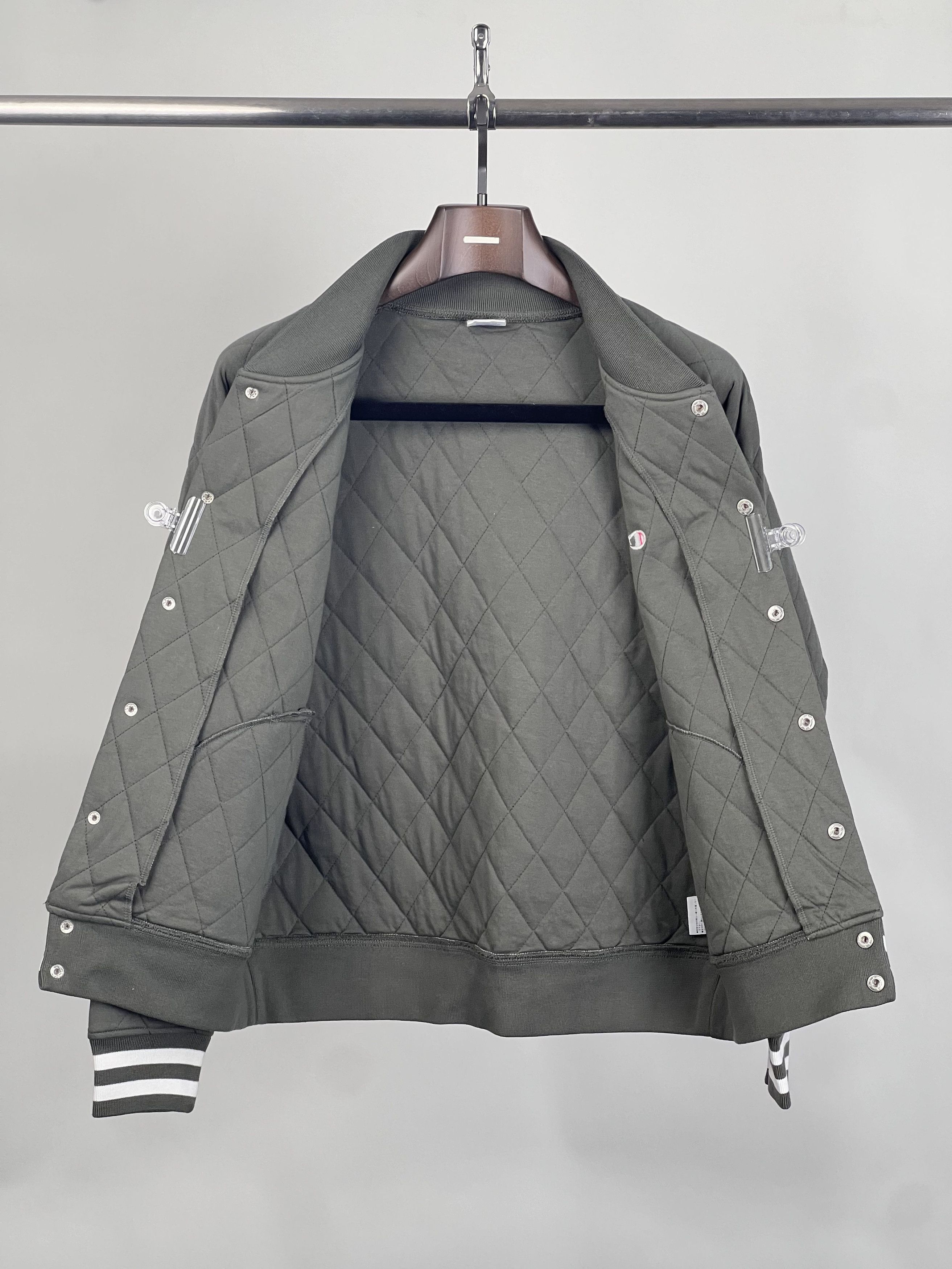 Champion Brand New Quilted Jacket Cotton C8-J009 Size US L / EU 52-54 / 3 - 3 Thumbnail