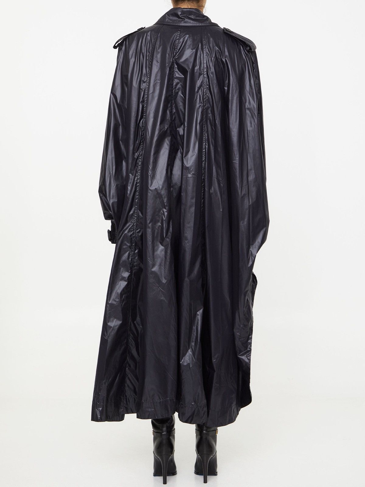 Saint Laurent Paris $3.5K VALUE Oversized Flared Padded Cape Trench Coat Size US S / EU 44-46 / 1 - 7 Thumbnail