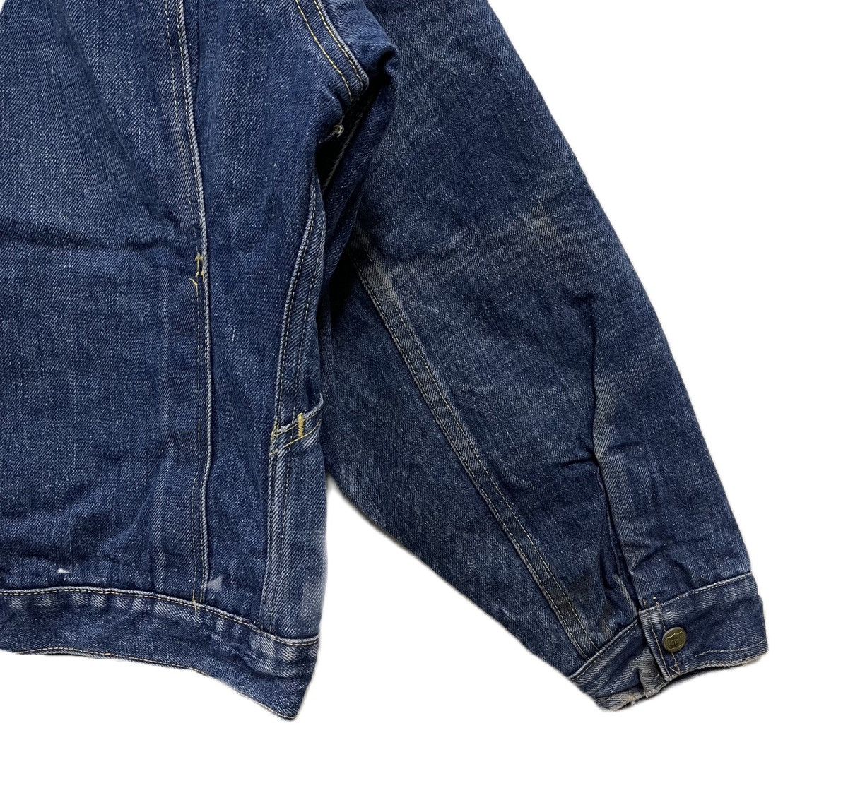 Vintage Vintage Big Smith Denim Jacket Distressed Size US L / EU 52-54 / 3 - 8 Thumbnail