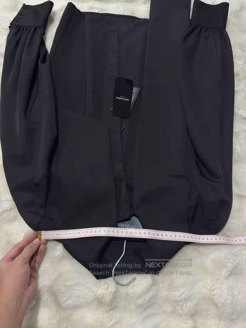 Saint Laurent Paris Saint Laurent Paris size 39 Large Bow Collar Shirt Size US M / EU 48-50 / 2 - 5 Thumbnail
