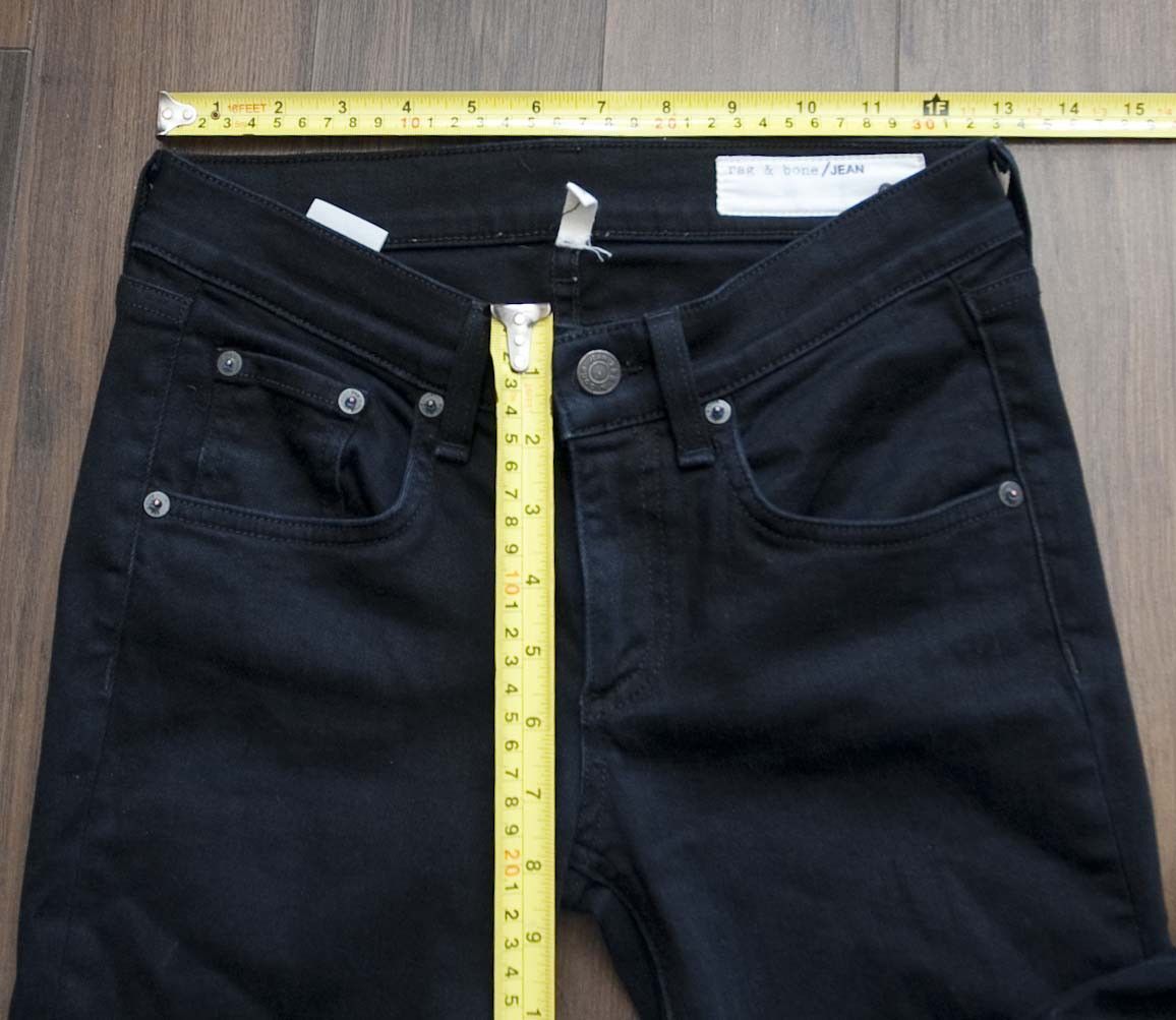 Roots Rag & Bone Jeans Women Size 25x30 Skinny Dark Blue Size 25" / US 0 / IT 36 - 3 Thumbnail