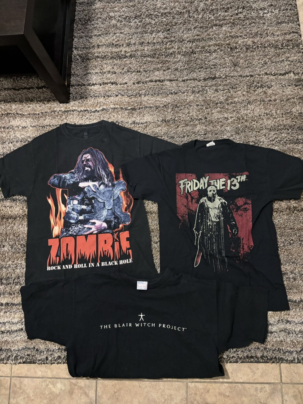 Image of Vintage Horror Tee Pack in Black, Men's (Size XL)