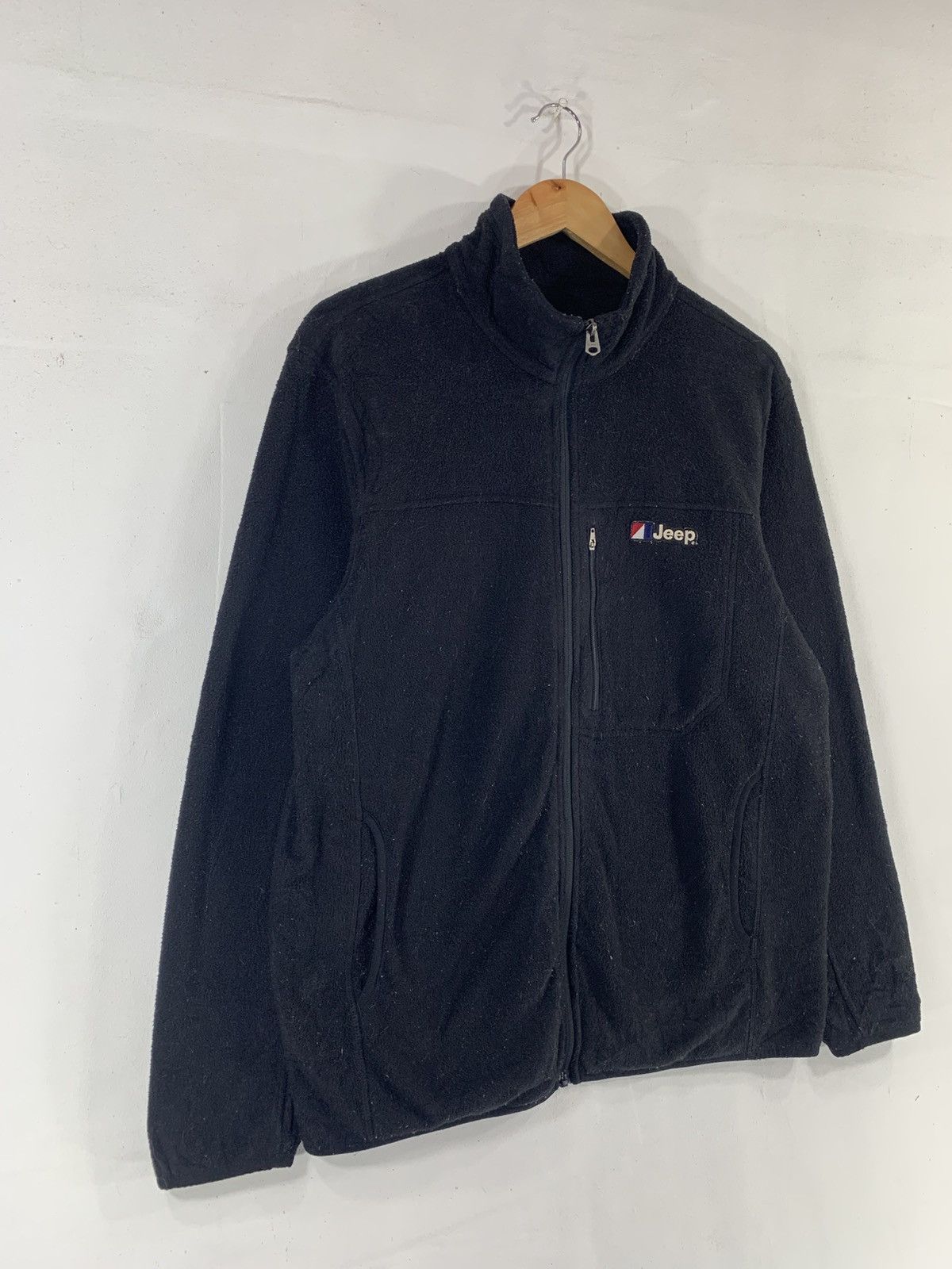 Jeep Jeep Fleece Black Jacket Full Zipper Size US L / EU 52-54 / 3 - 8 Thumbnail