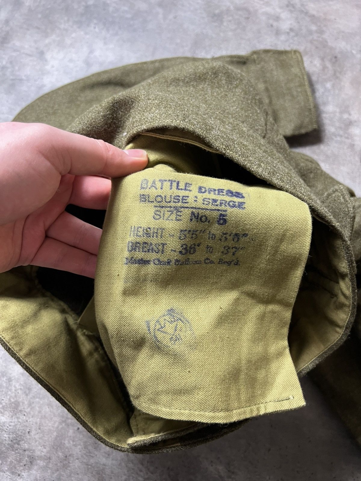 Vintage Vintage WW2 Battle Dress Canadian Army Military Jacket Size US S / EU 44-46 / 1 - 6 Thumbnail